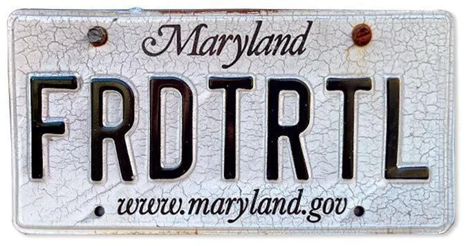 FRDTRTL license plate