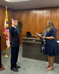 David Lai gets sworn in