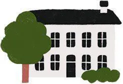 House with a tree