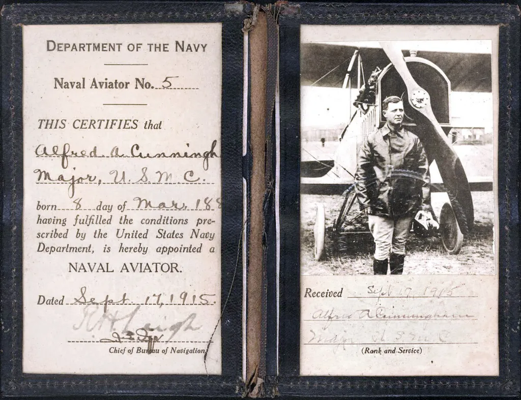 naval aviator certificate