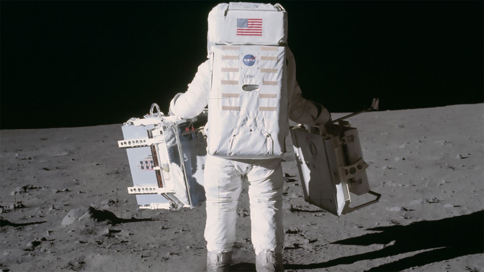 astronaut on the moon