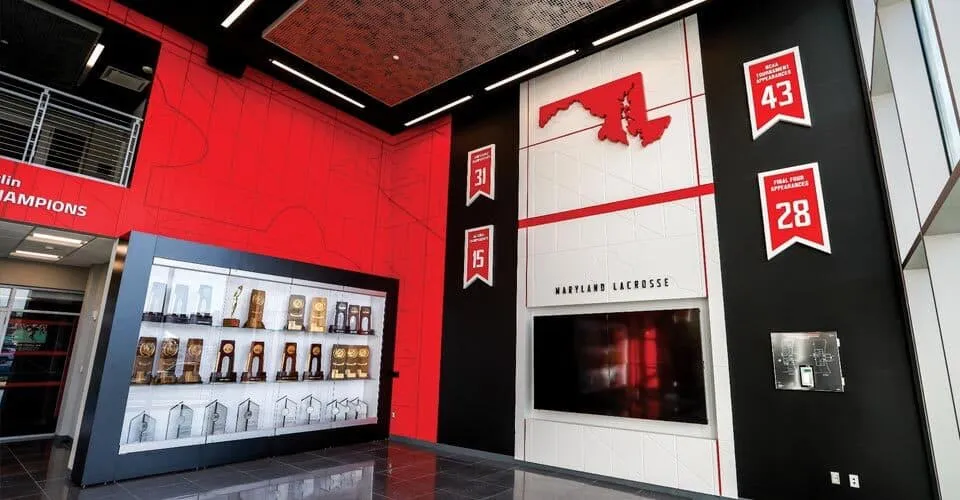 interior of Field Hockey and Lacrosse Complex